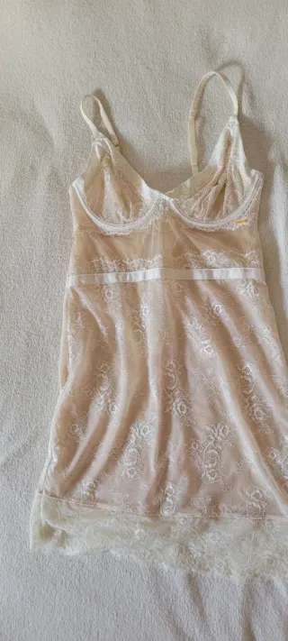 MON RIVER Lencería Novia 95B Beige/Blanco