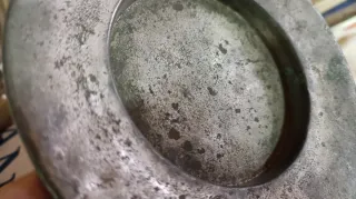 Antico piatto in peltro