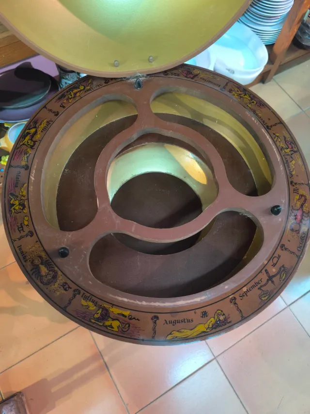 Botellero Globo Terráqueo Madera