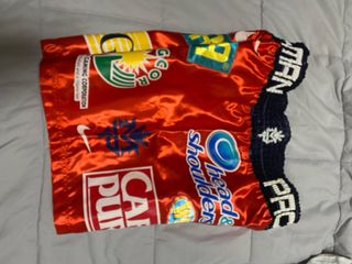 Pantalones Boxeo Nike Pacquiao Rojos