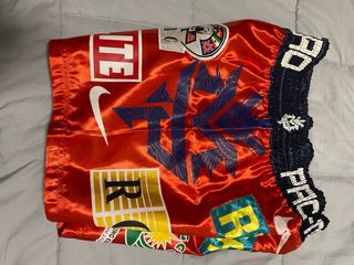 Pantalones Boxeo Nike Pacquiao Rojos