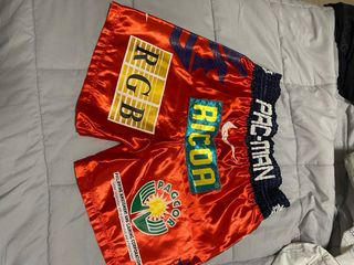 Pantalones Boxeo Nike Pacquiao Rojos