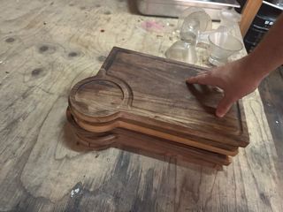 Tabla de madera para servir 40x23 cm