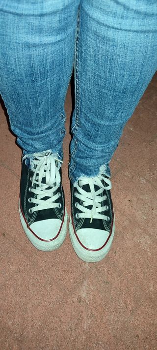 Converse negras talla 35