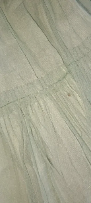 Falda ZARA tul aguamarina niña 11-12 años