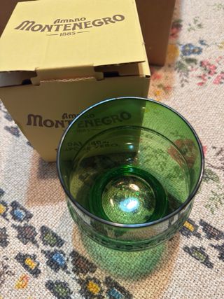 Bicchieri Amaro Montenegro Verdi