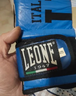 Guanti Boxe Leone Italian Style Blu Taglia S