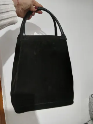 Borsa nera in pelle