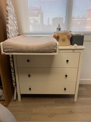 Cambiador Cómoda + Cojín con funda impermeable