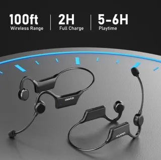 KIMAFUN 2 Micrófonos inalámbricos acuáticos