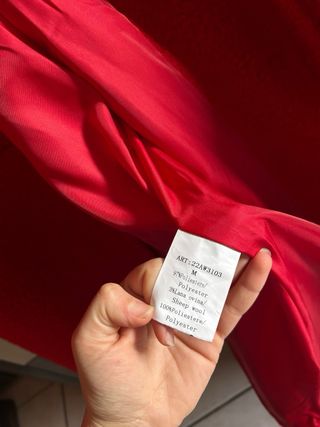 Cappotto Teddy RAY Rosso