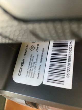 Conga Thunderbolterbrush 850 Aspirador .