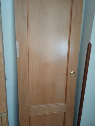 Puertas de paso Roble con cristal y Ciegas