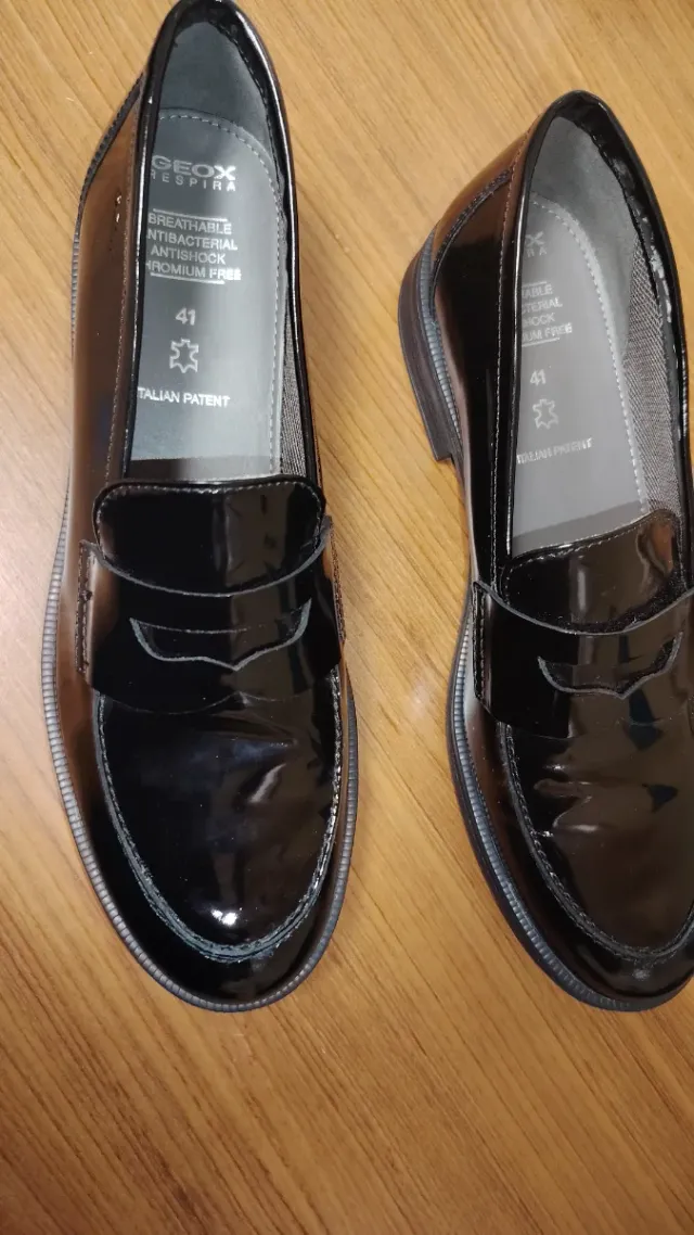 Mocasines Geox Vestir Negro Talla 41