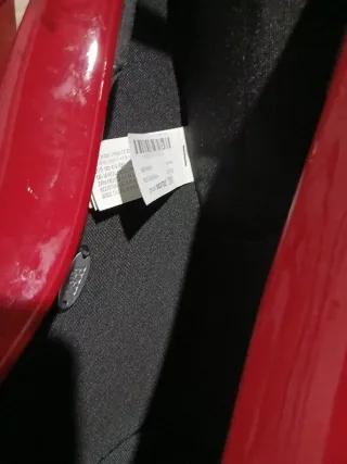 Borsa a forma di cuore rossa