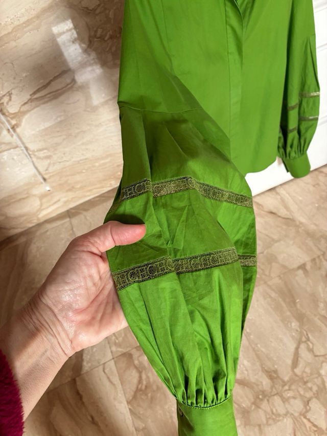 Camisa Carolina Herrera Verde