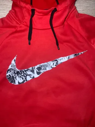 Felpa Nike Rossa con Logo