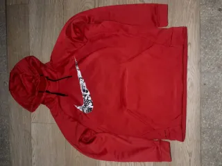 Felpa Nike Rossa con Logo