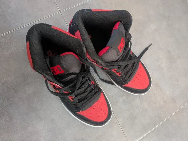 Tênis DC Pure Ht Wc Shoe Masculino Vermelho/ Branco/ Preto 40,5