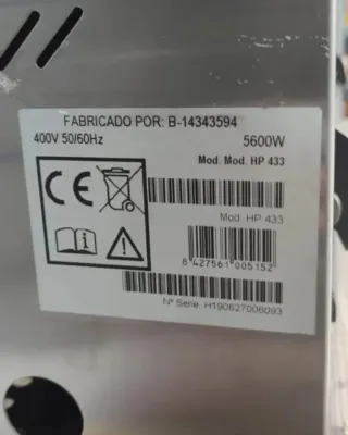 ✅✅Horno Pizza Eléctrico FM STZ 433M✅