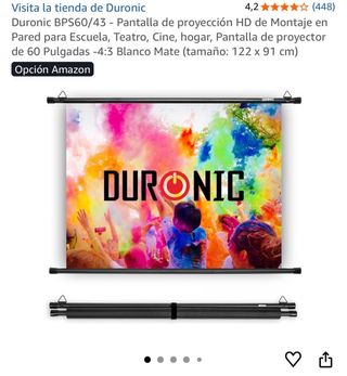 Pantalla Proyector HD 60 Pulgadas