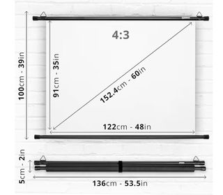 Pantalla Proyector HD 60 Pulgadas
