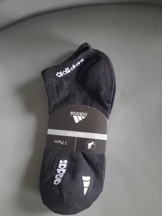 Pack 3 pares calcetines Adidas tobilleros 41-45