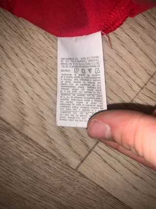 Felpa Champion Rossa con Numero 19 XL