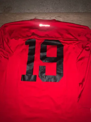 Felpa Champion Rossa con Numero 19 XL