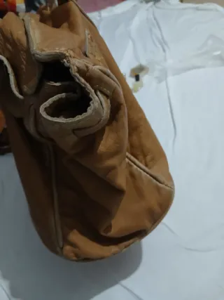 Borsa in pelle marrone