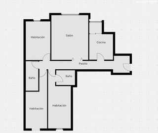 Piso en venta en El Puerto en Coslada