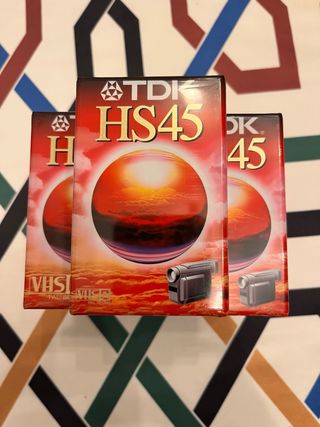 7 Cintas VHS TDK HS45