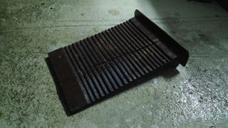 Antigua pila de lavar de madera