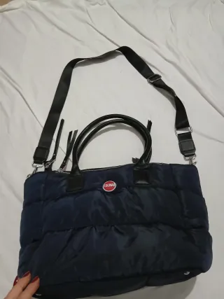 Borsa Colmar blu trapuntata
