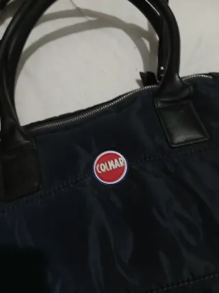 Borsa Colmar blu trapuntata