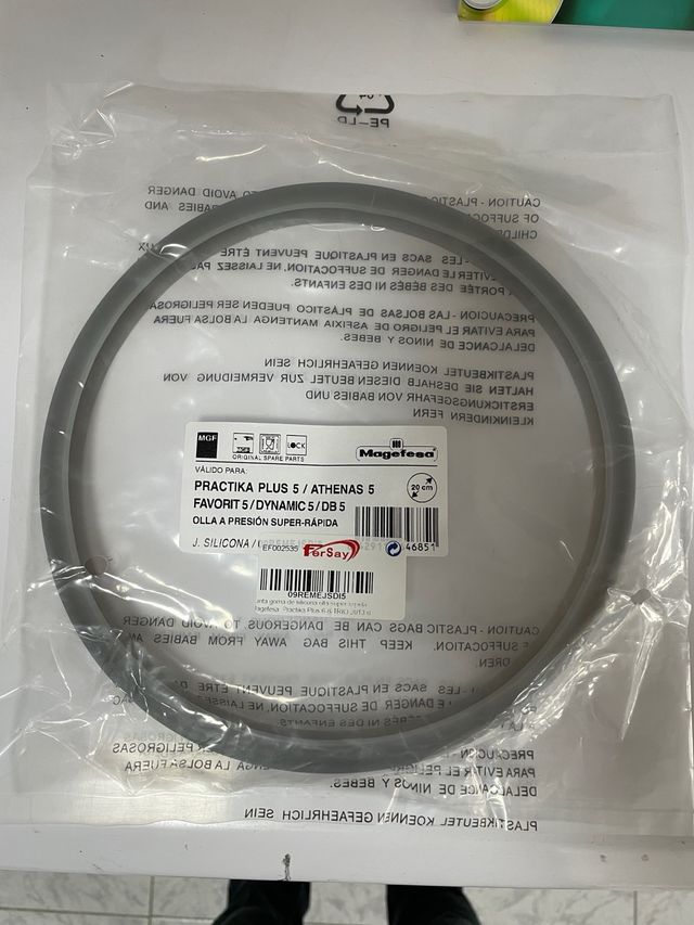 Goma Junta Olla Presión Magefesa Practika 5