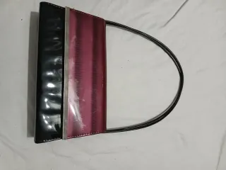 Borsetta nera e rosa