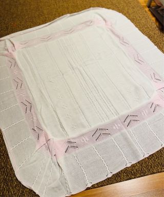 Manta/toquilla bebé/cochecito hecha en España