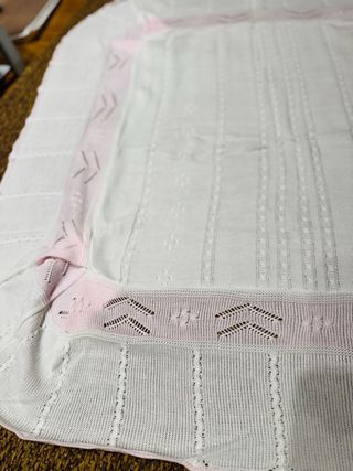 Manta/toquilla bebé/cochecito hecha en España