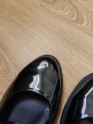 Bailarinas charol negras hebilla Anna Field