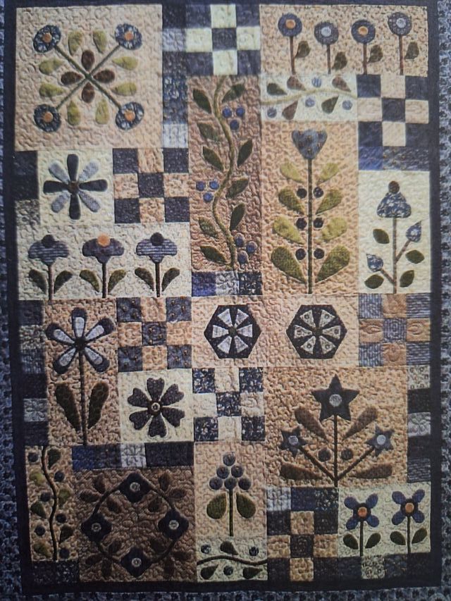 Patrón quilt patchwork Flowerdale Gail Pan