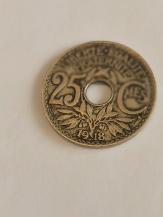 Moneda R.Francesa 1918 25 cts