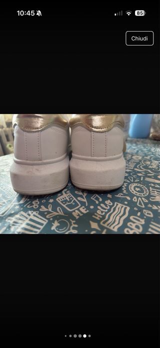 Scarpe da ginnastica eleganti bianche