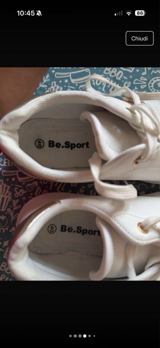 Scarpe da ginnastica eleganti bianche