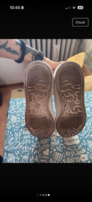 Scarpe da ginnastica eleganti bianche