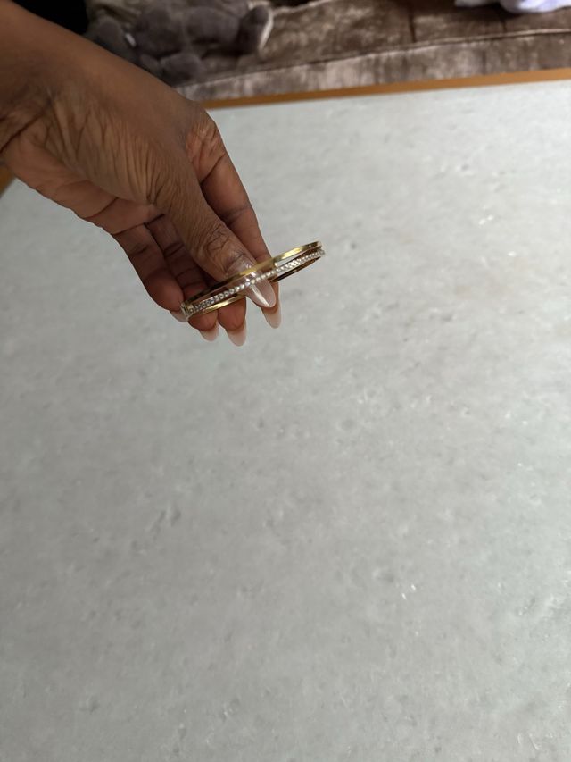 Brazalete Coeur de Lion oro y piedras preciosas