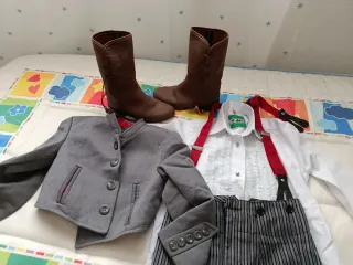 Traje campero niño y botas