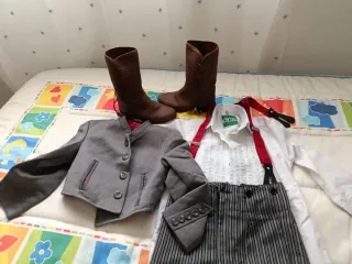 Traje campero niño y botas