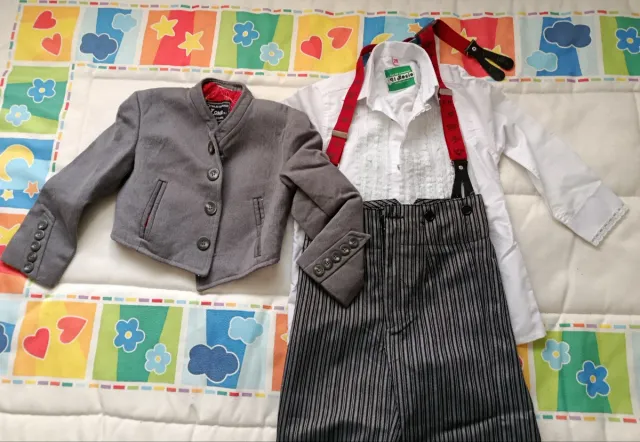 Traje campero niño y botas