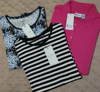 Lote 3 Camisetas Mujer Talla XL